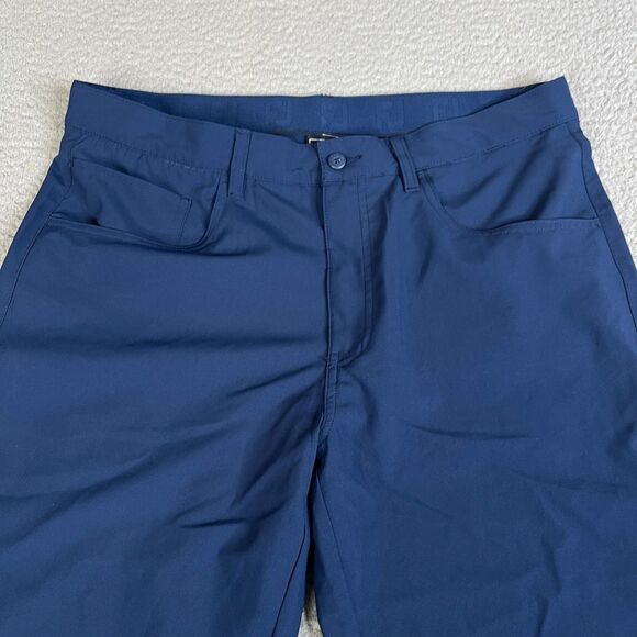 Footjoy Golf Pants Mens 34 x 32 Navy Blue Performance Moxie Chino Activewear - Picture 3 of 13